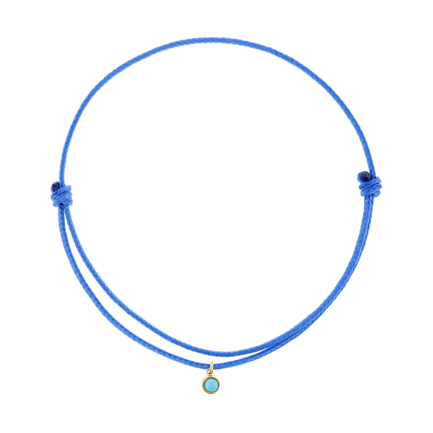 Cord Charm Bracelet - Lotus Diamond