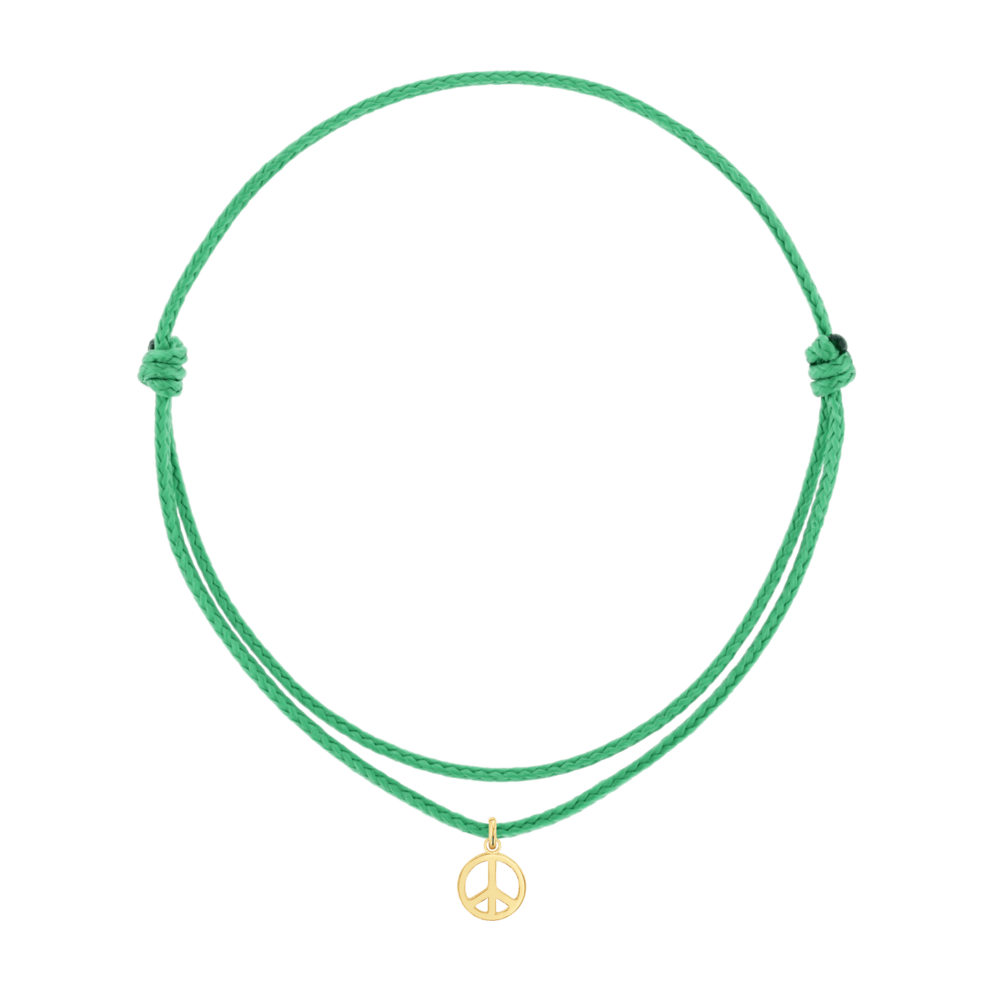Cord Charm Bracelet - Lotus Diamond