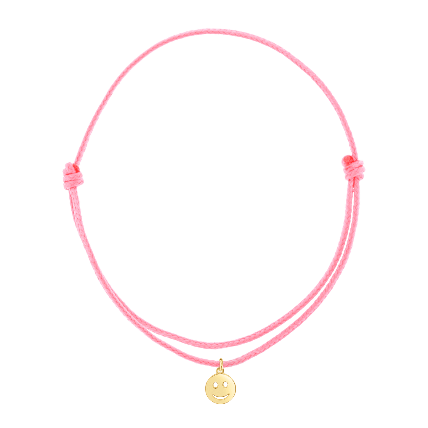 Cord Charm Bracelet - Lotus Diamond