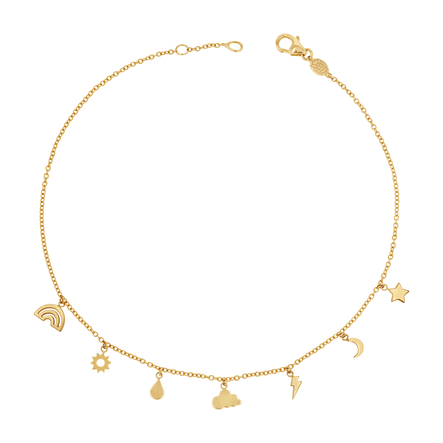 Cosmic Anklet - Lotus Diamond