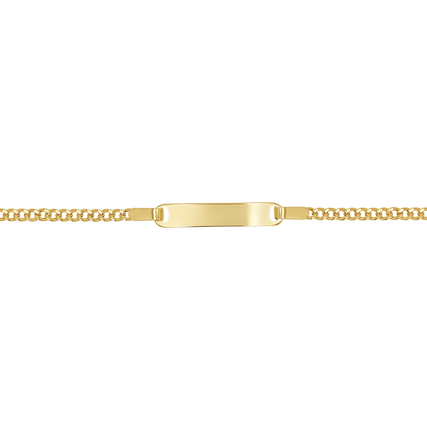 Curb ID Bracelet - Lotus Diamond