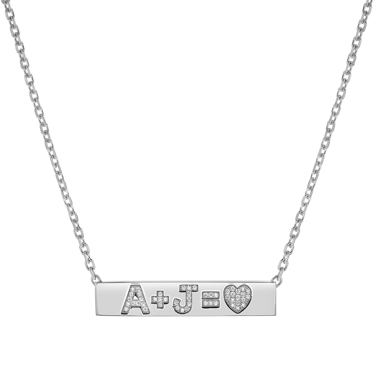 Custom Diamond Bar Necklace - Lotus Diamond