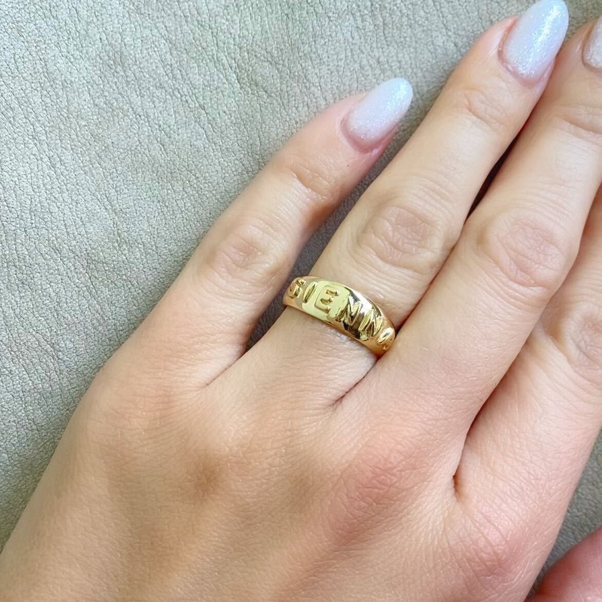 Custom Domed Ring - Lotus Diamond