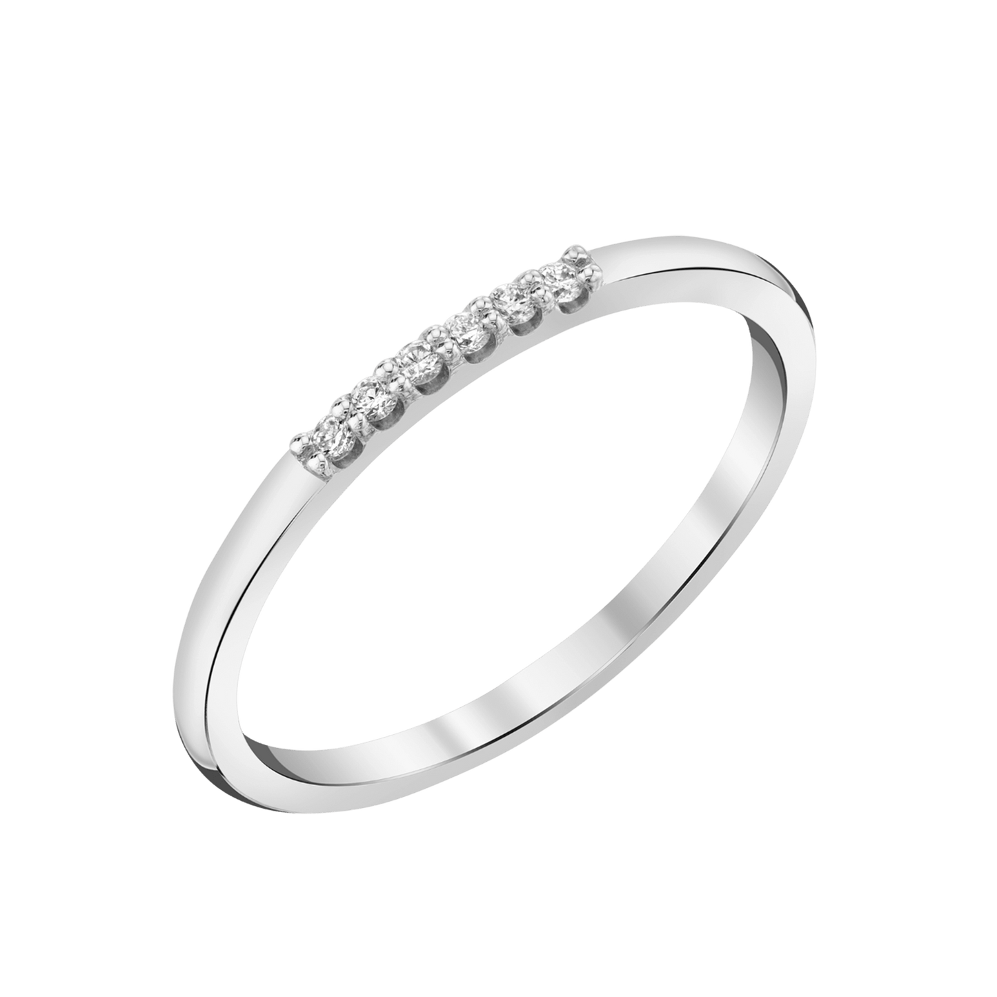 Dainty Diamond Band - Lotus Diamond