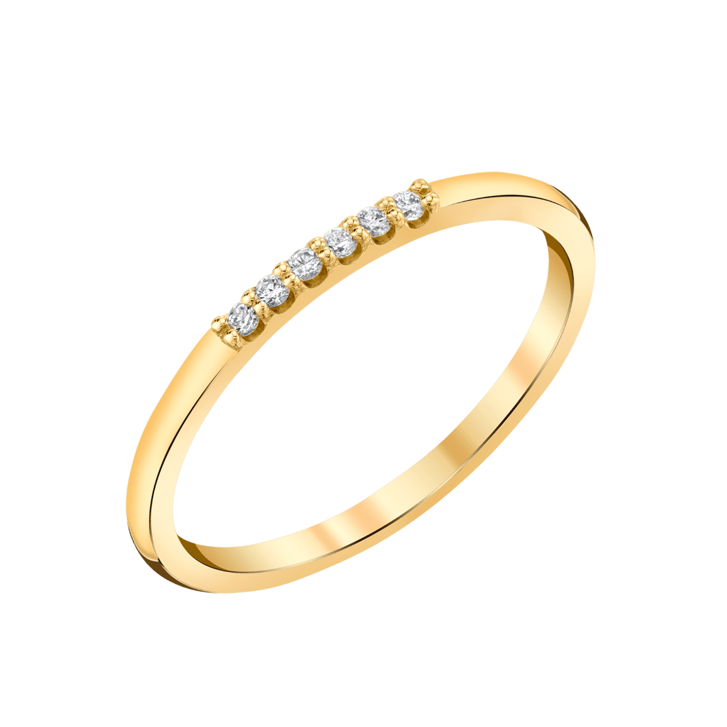 Dainty Diamond Band - Lotus Diamond