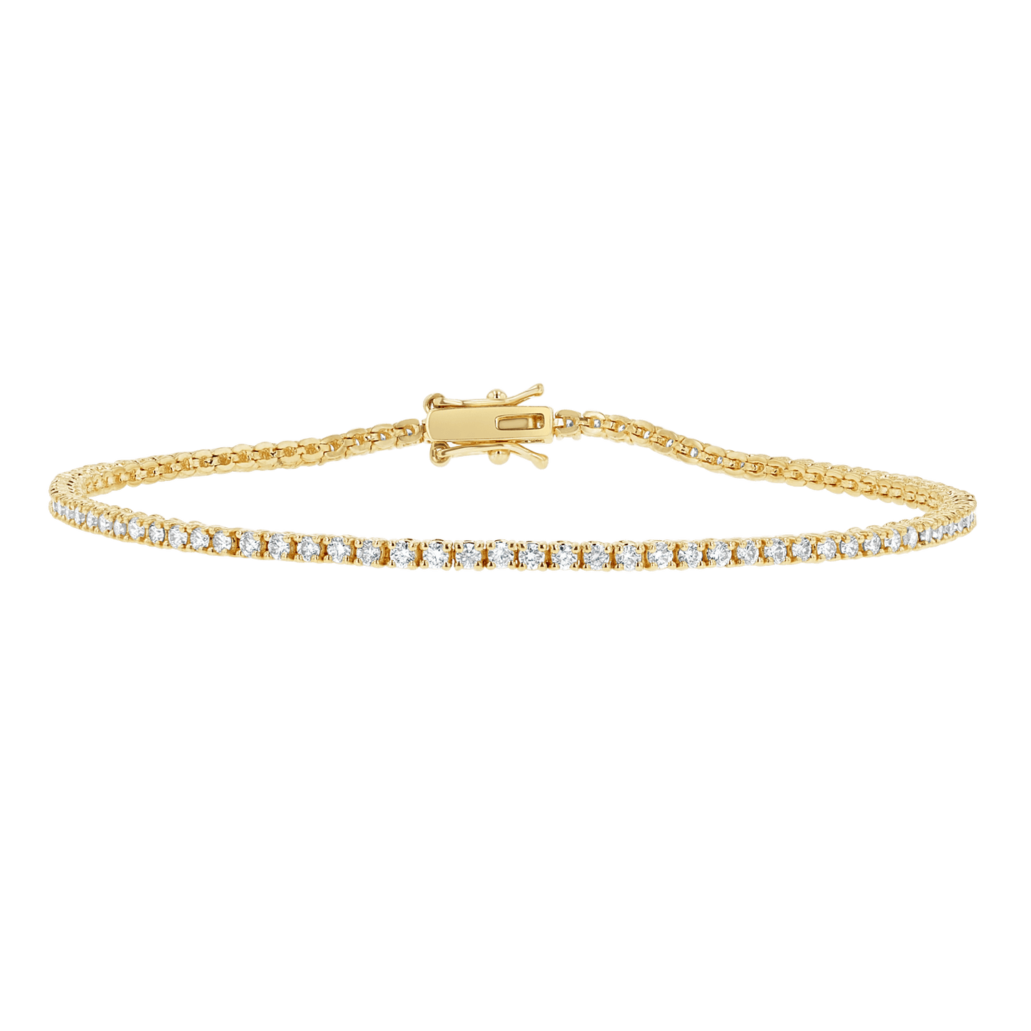 Dainty Diamond Tennis Bracelet - Lotus Diamond