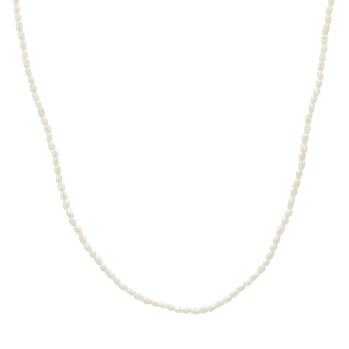 Dainty Pearl Necklace - Lotus Diamond