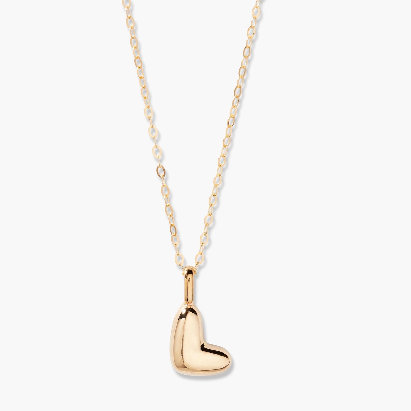 Darby 14K Gold Bubble Initial Pendant - Lotus Diamond