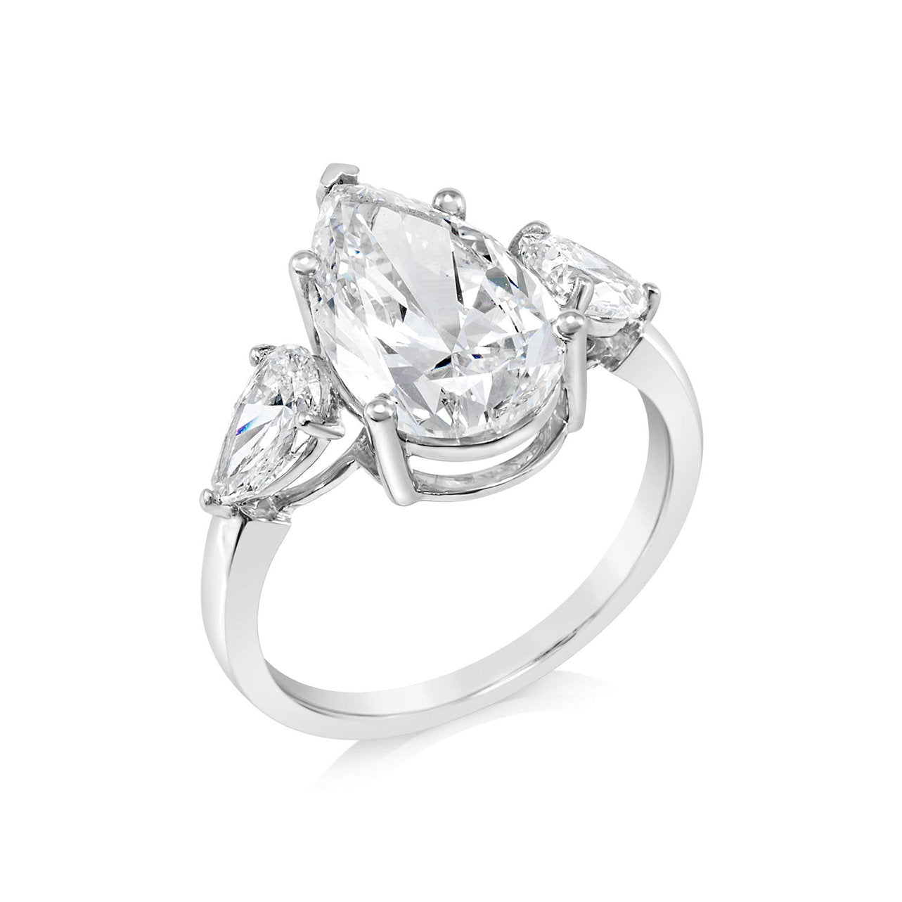 Diamond 18K ring setting - Lotus Diamond