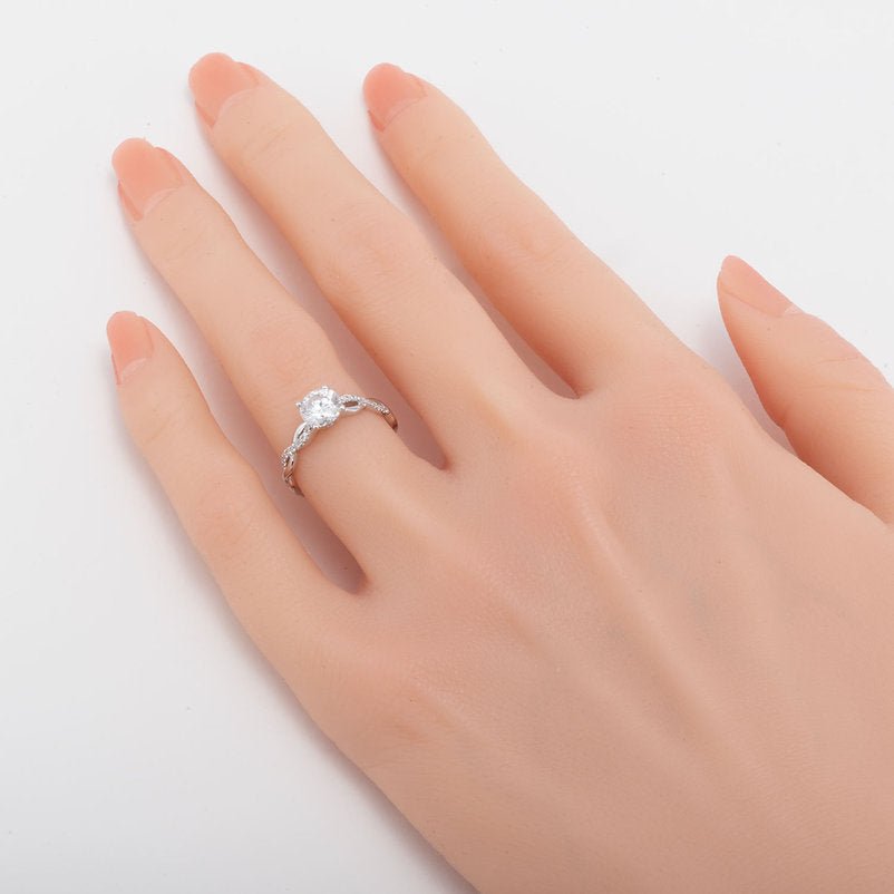 Diamond 18K ring setting - Lotus Diamond