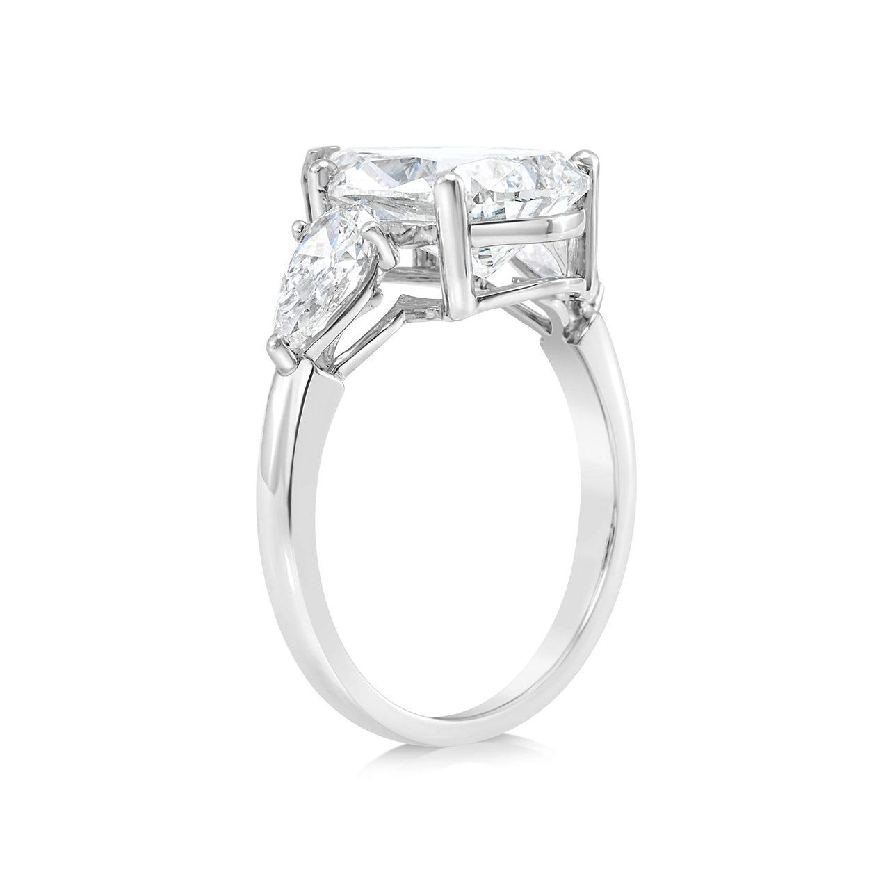 Diamond 18K ring setting - Lotus Diamond