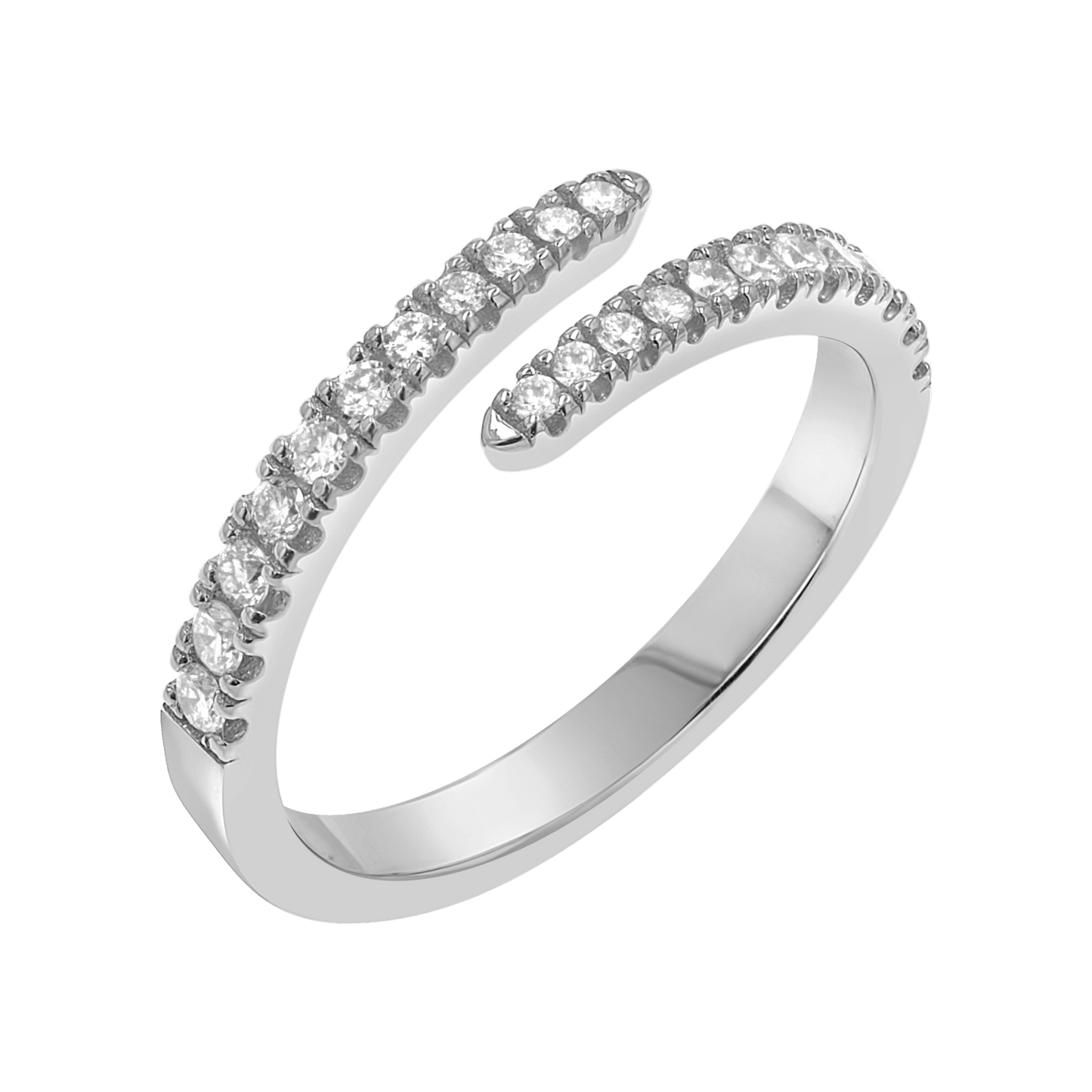 Diamond Coil Ring - Lotus Diamond