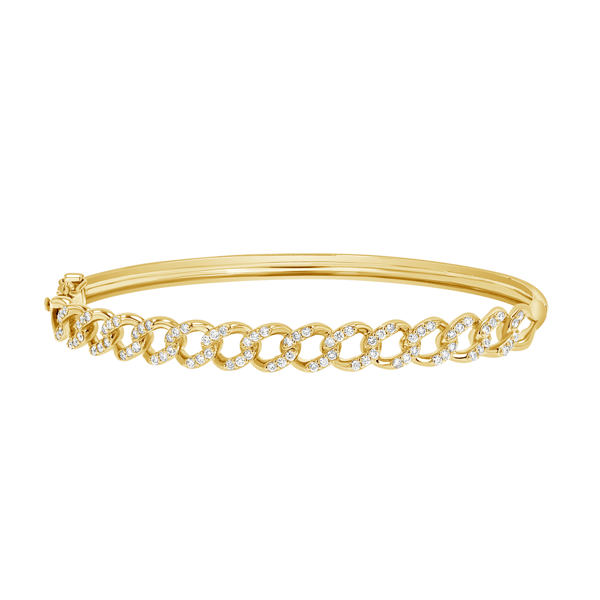 Diamond Pave Cuban Bracelet - Lotus Diamond