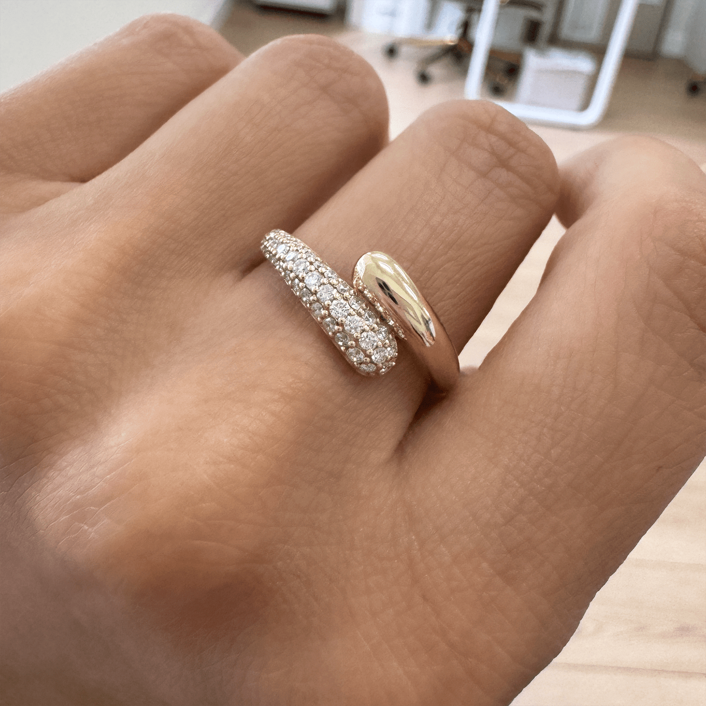 Diamond Rendezvous Ring - Lotus Diamond