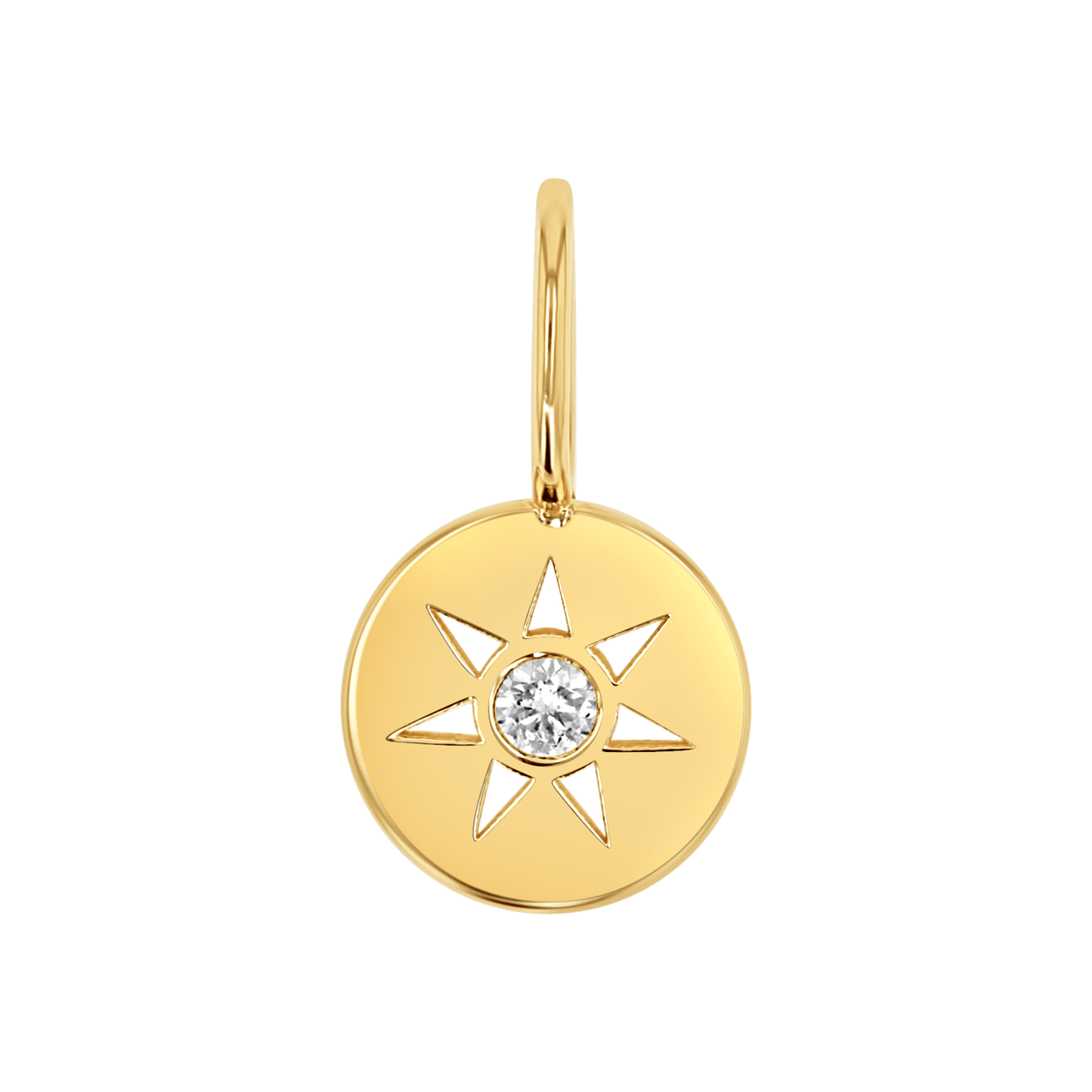 Diamond Sun Charm - Lotus Diamond