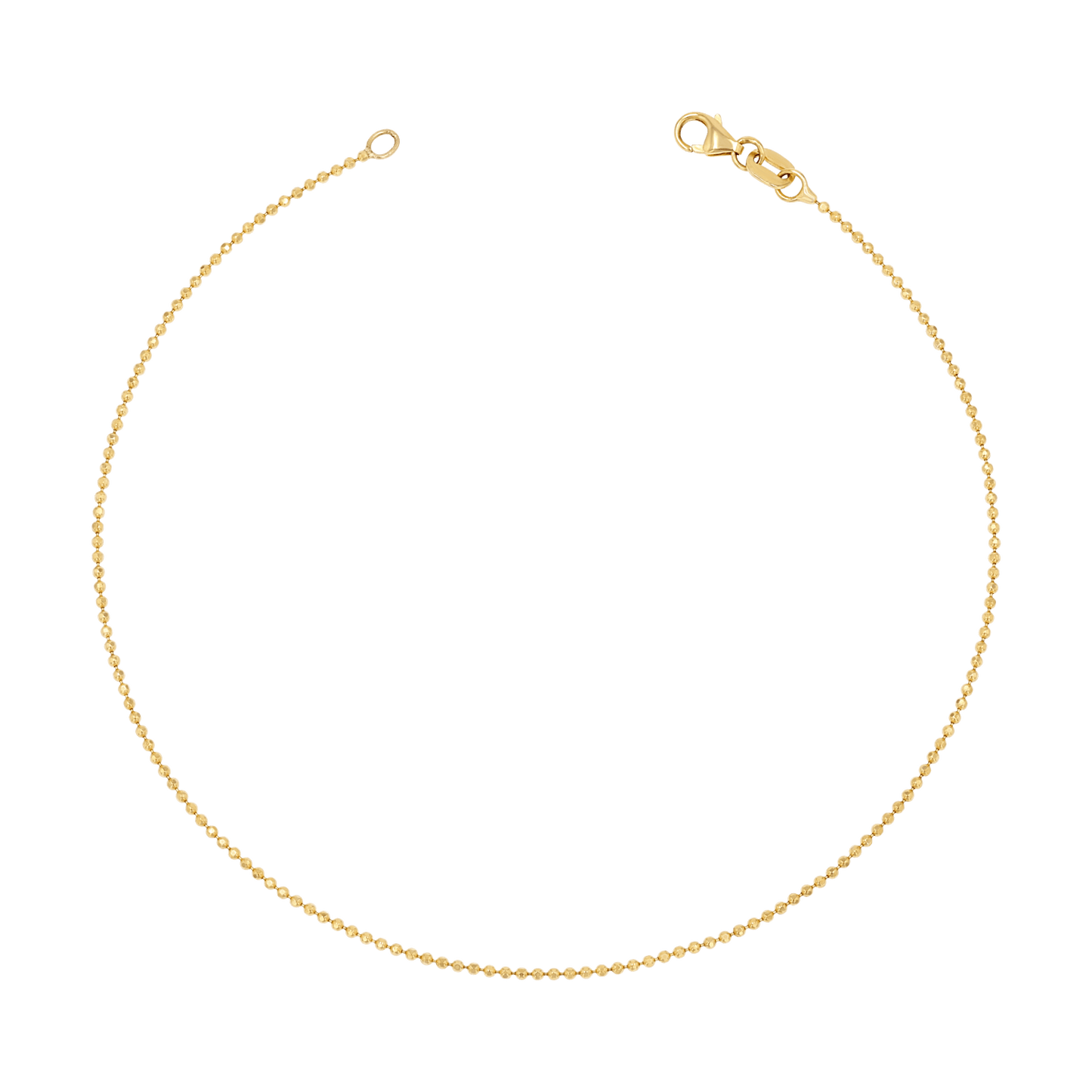Disco Ball Chain Anklet - Lotus Diamond