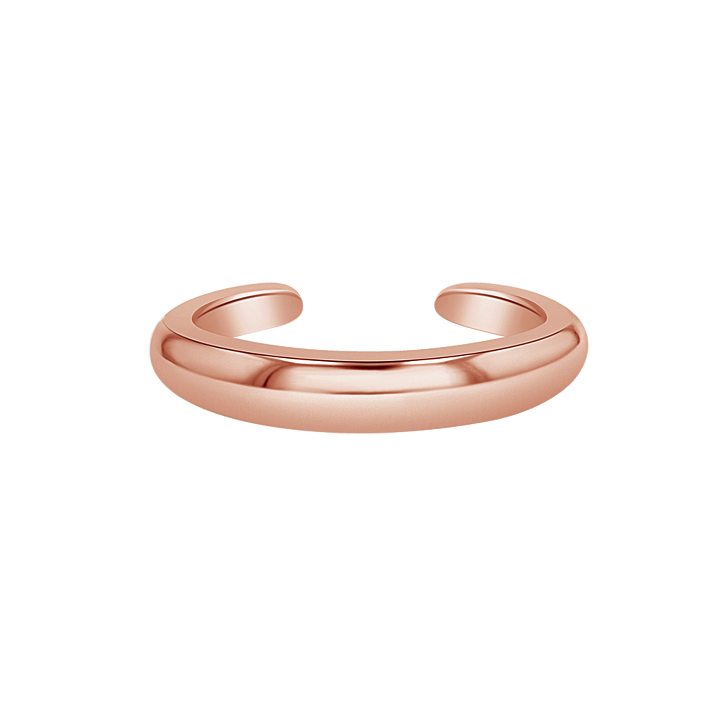 Dome Ear Cuff - Lotus Diamond