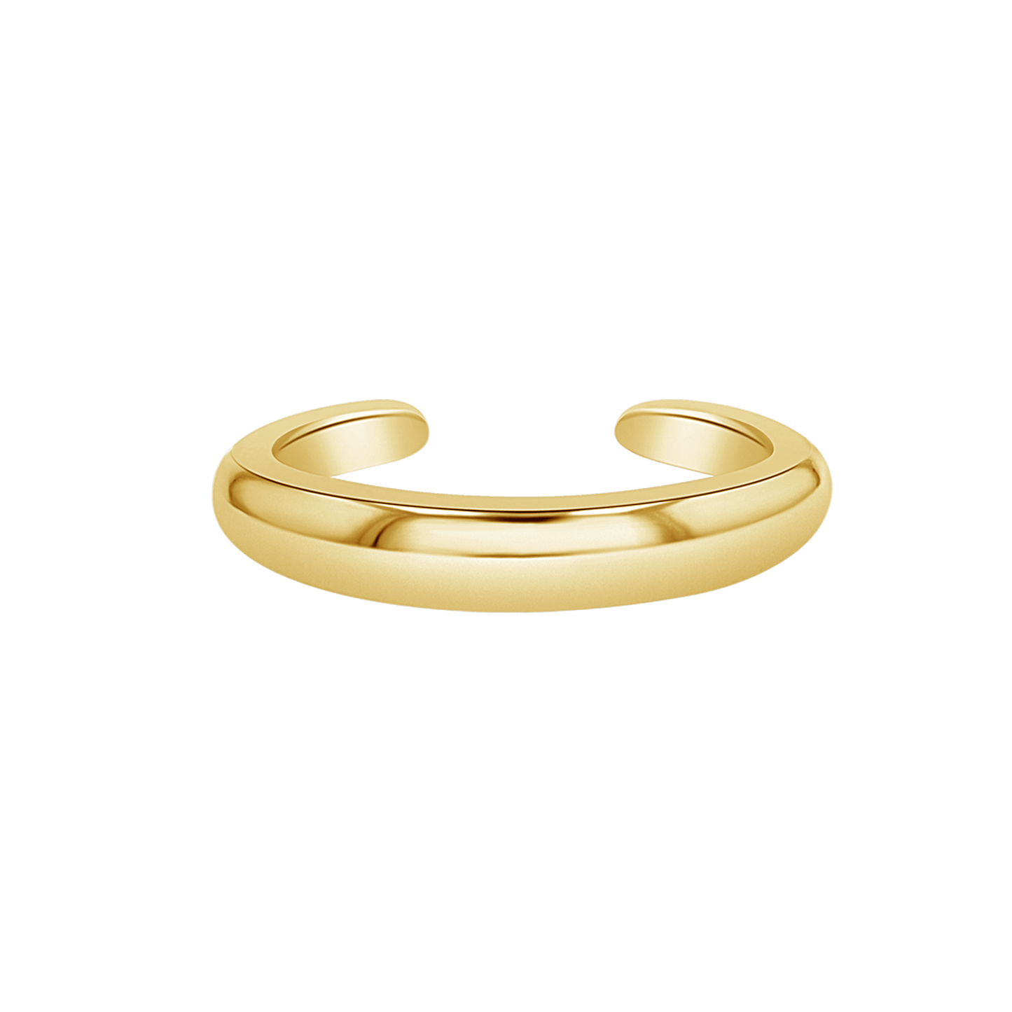 Dome Ear Cuff - Lotus Diamond
