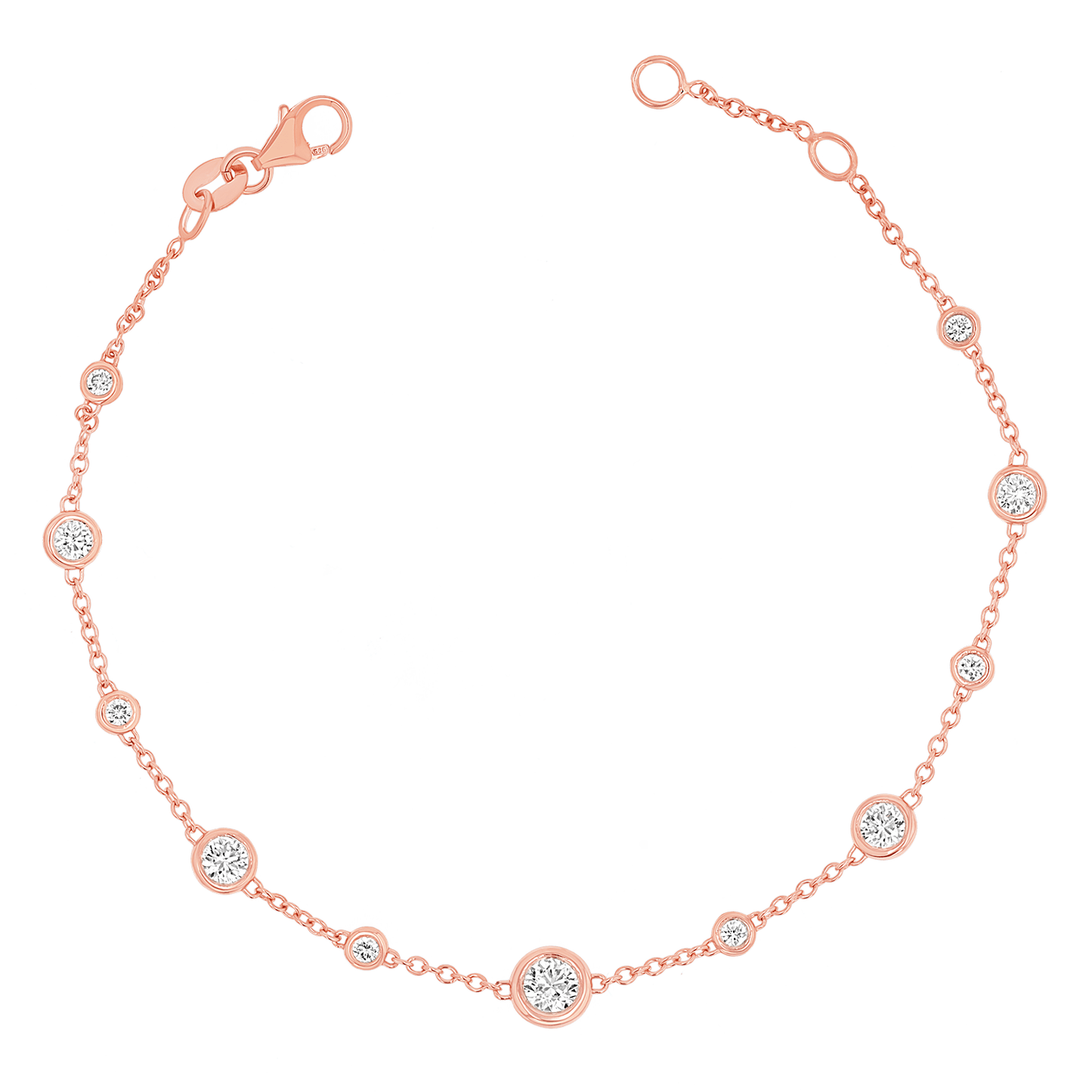 Endless Diamond Strand Bracelet - Lotus Diamond