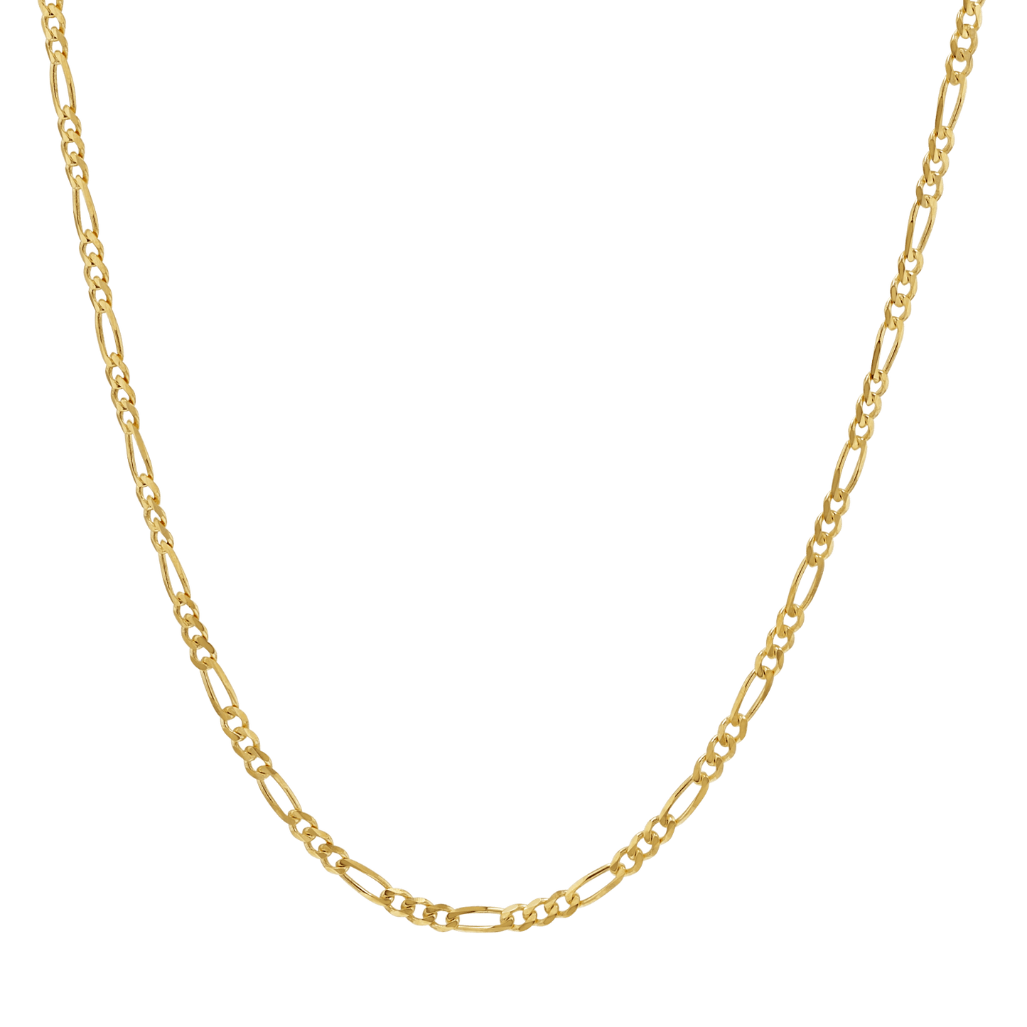 Figaro Chain Necklace - Lotus Diamond