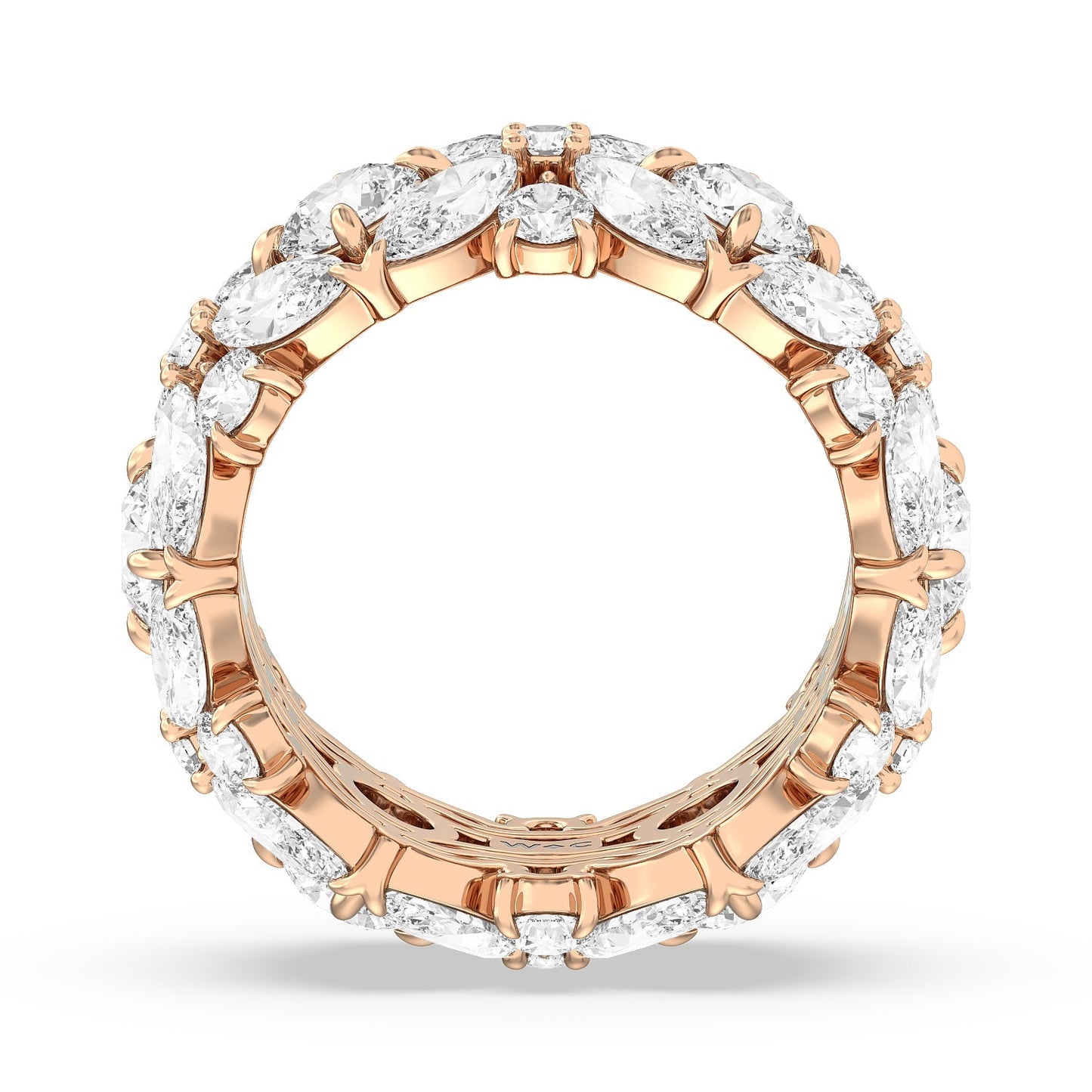 Garden Eternity Ring - Lotus Diamond