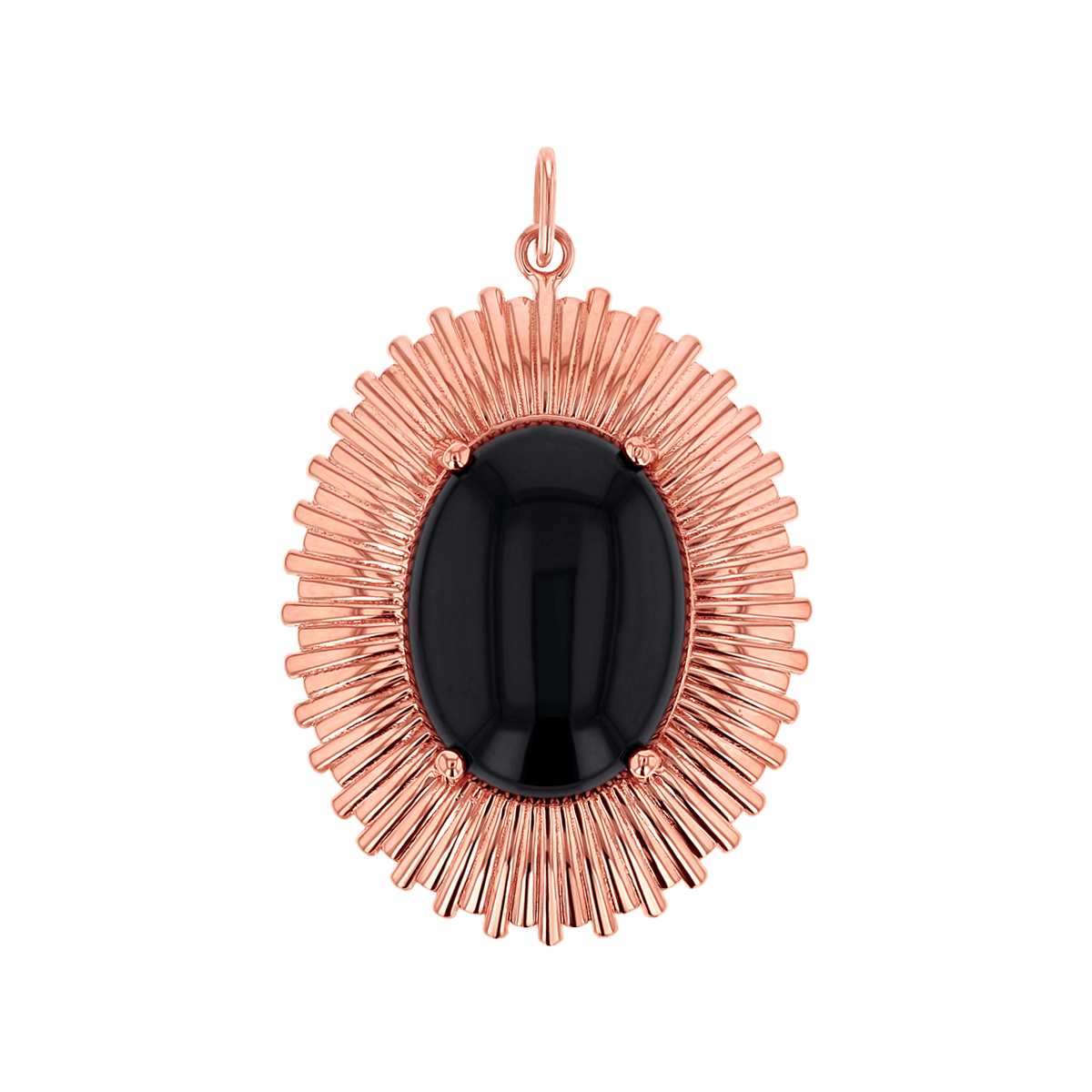 Grand Oval Heirloom Charm - Lotus Diamond