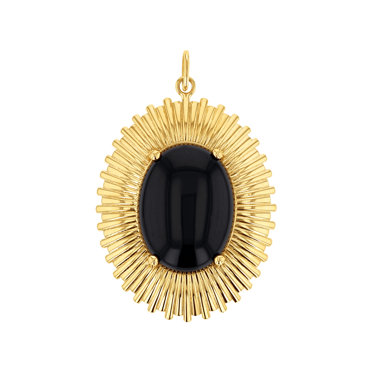 Grand Oval Heirloom Charm - Lotus Diamond