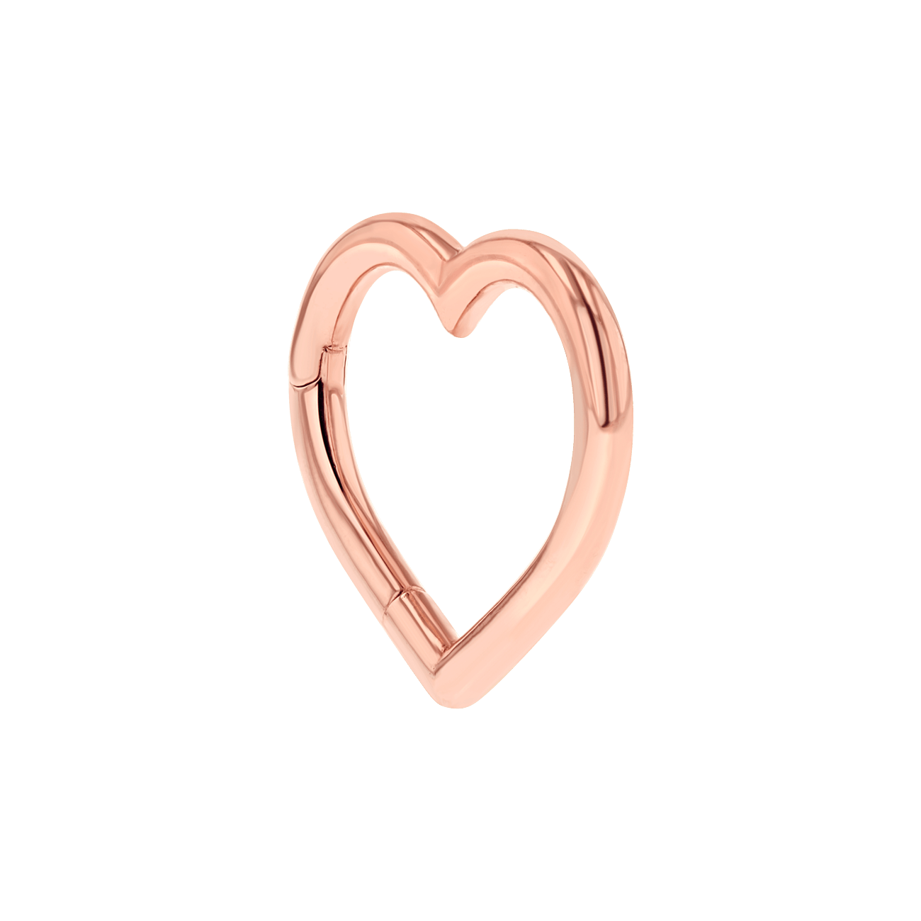 Heart Charm Enhancer Connector - Lotus Diamond