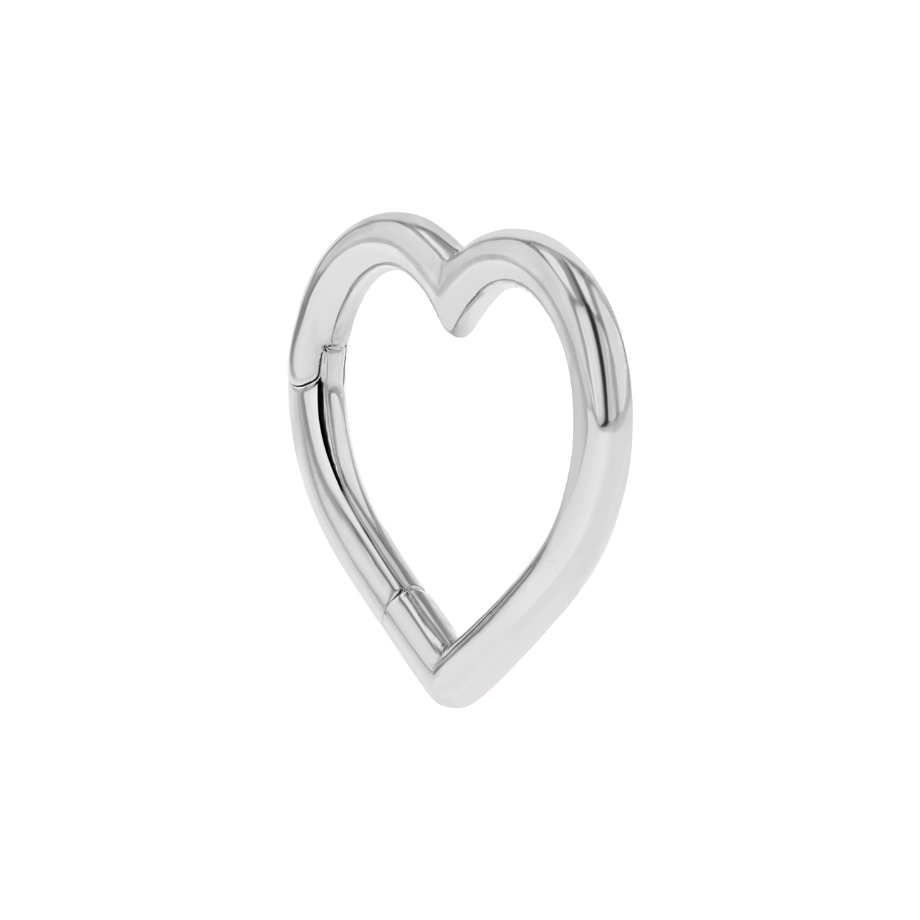 Heart Charm Enhancer Connector - Lotus Diamond