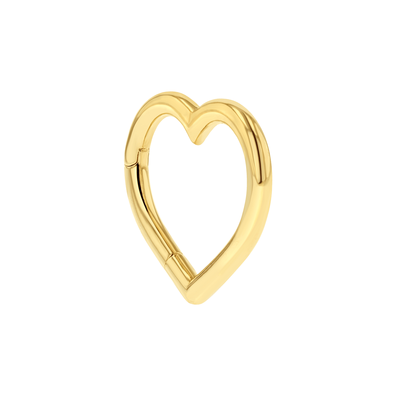 Heart Charm Enhancer Connector - Lotus Diamond