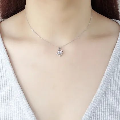 Heart - diamond Pendant - Lotus Diamond