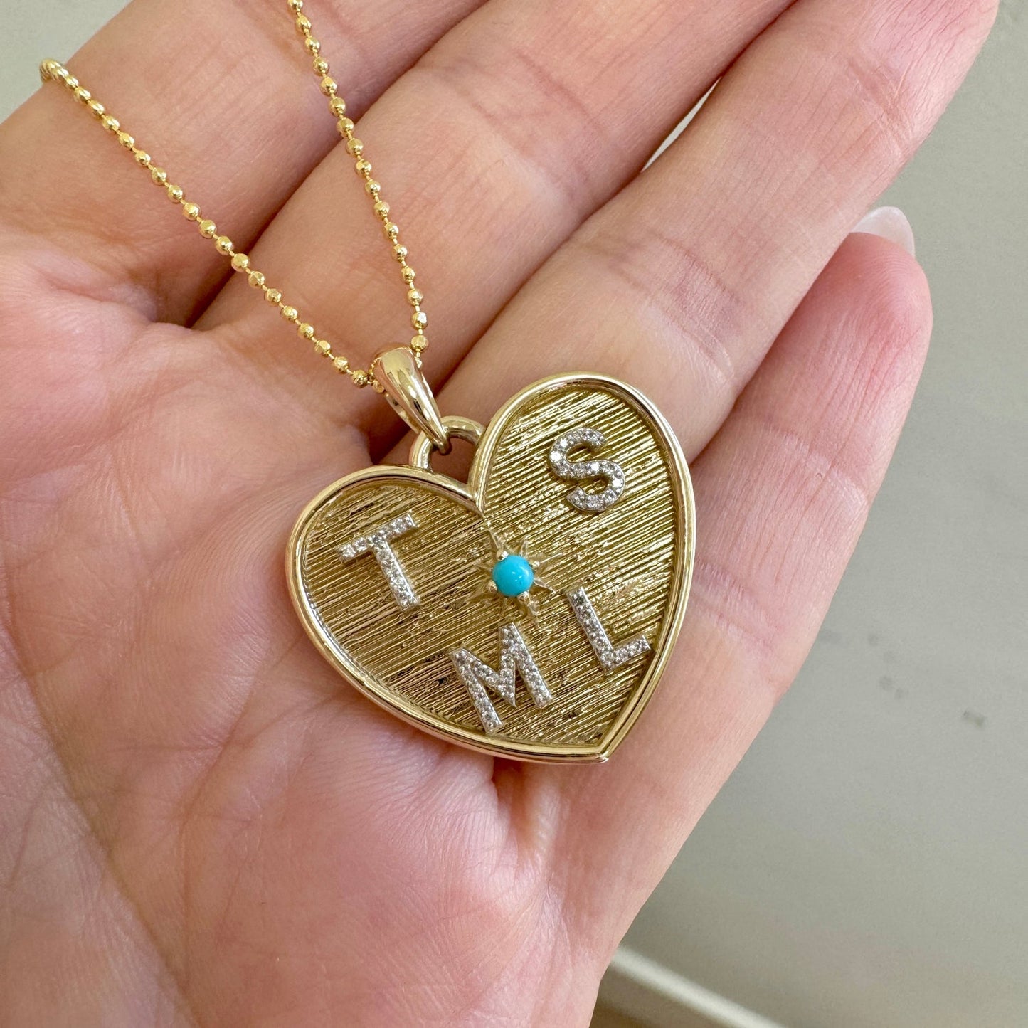 Heart of Mine Charm - Lotus Diamond