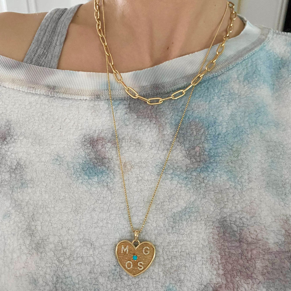 Heart of Mine Charm - Lotus Diamond