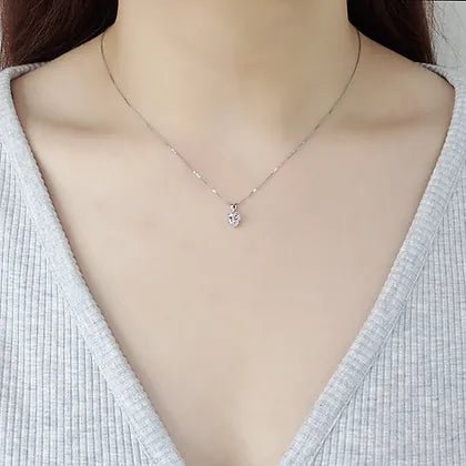 Heart - shaped diamond Pendant - Lotus Diamond