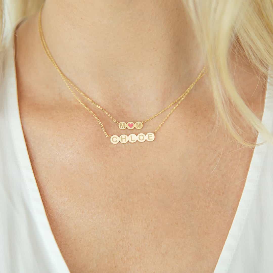 I Love You Bubble Necklace - Lotus Diamond