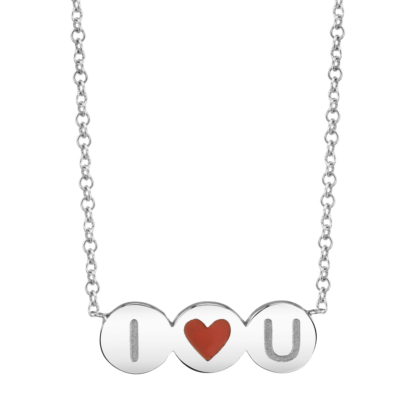 I Love You Bubble Necklace - Lotus Diamond