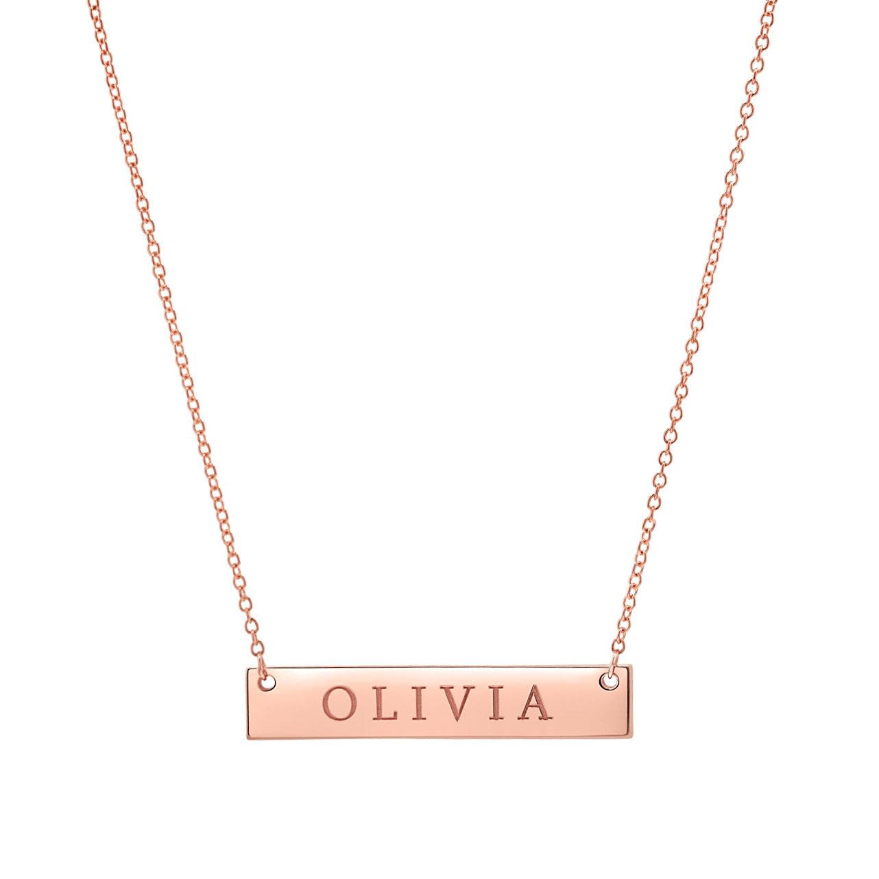 ID Nameplate Necklace - Lotus Diamond
