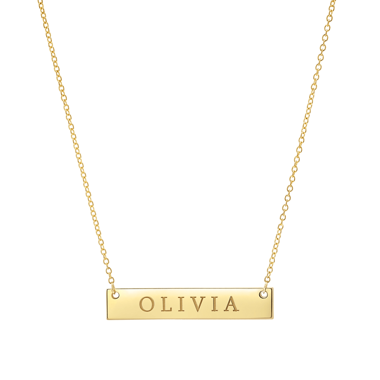 ID Nameplate Necklace - Lotus Diamond