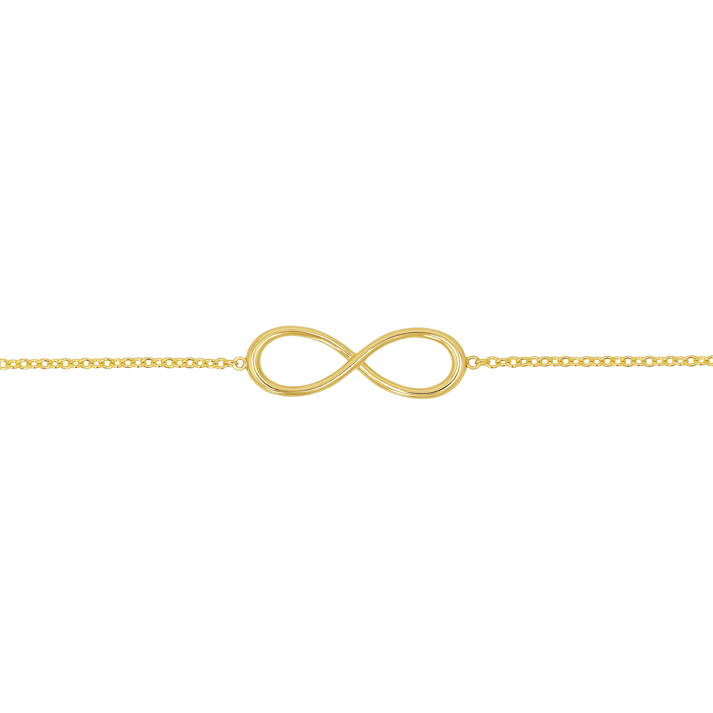 Infinity Letter Bracelet - Lotus Diamond