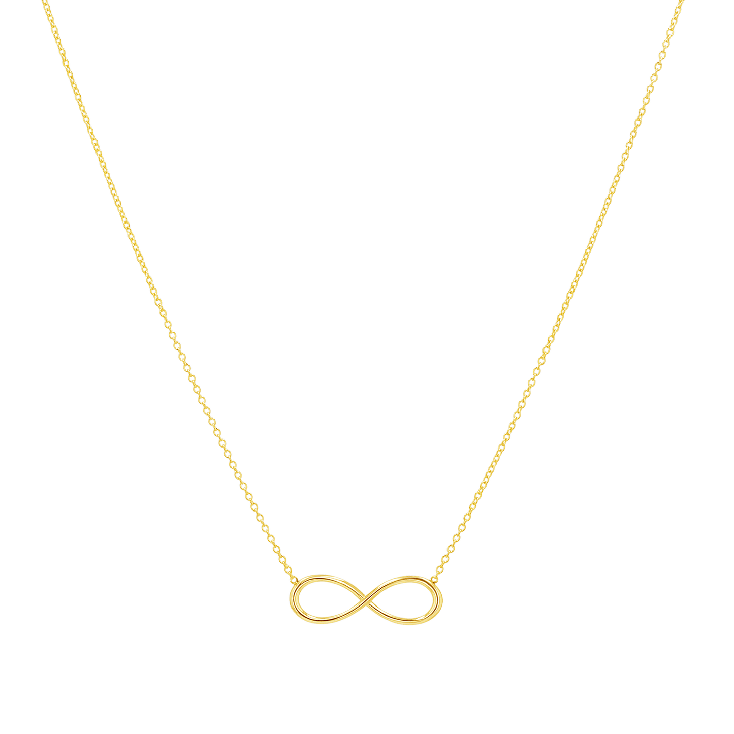 Infinity Letter Necklace - Lotus Diamond