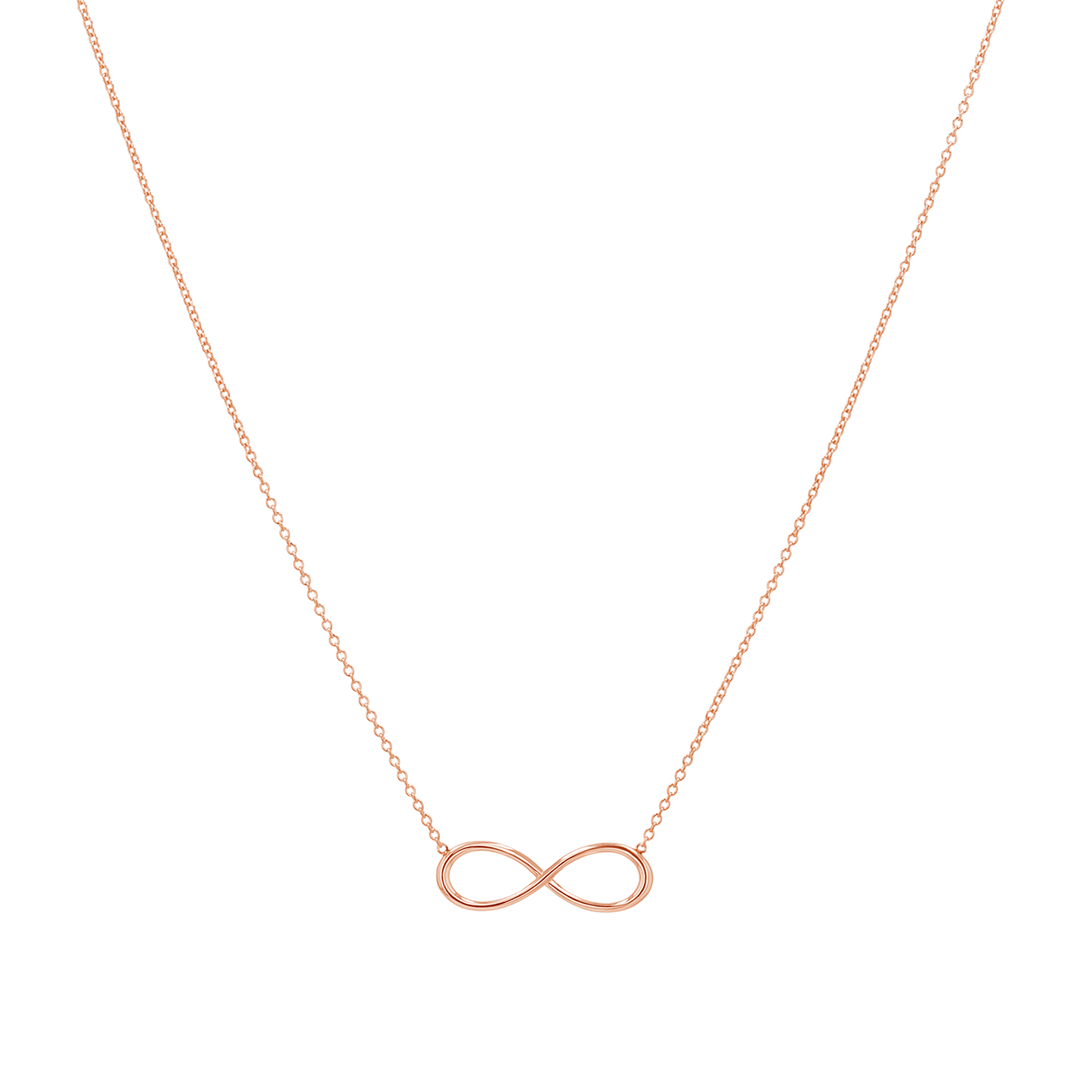 Infinity Letter Necklace - Lotus Diamond