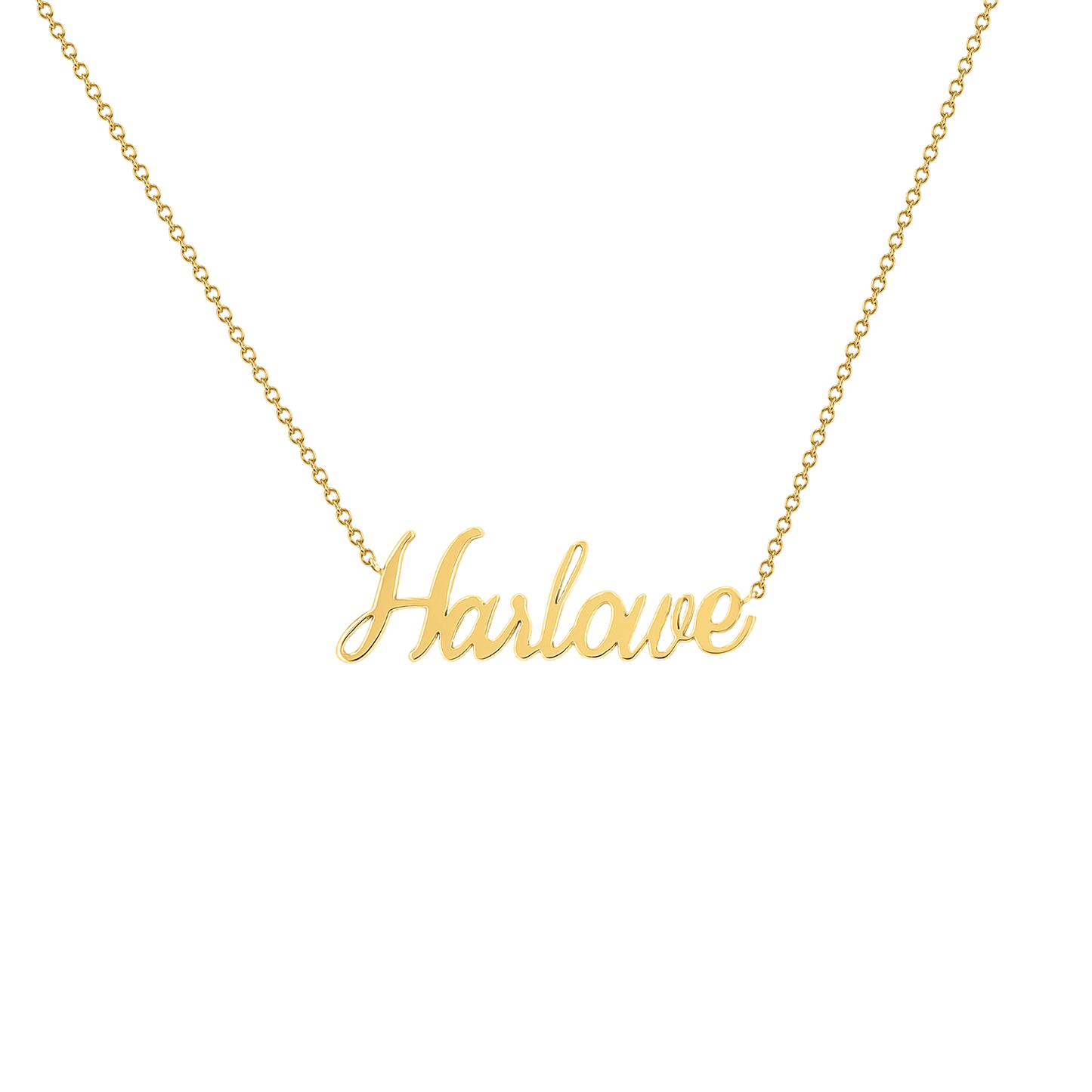 Kids Custom Name Necklace - Lotus Diamond