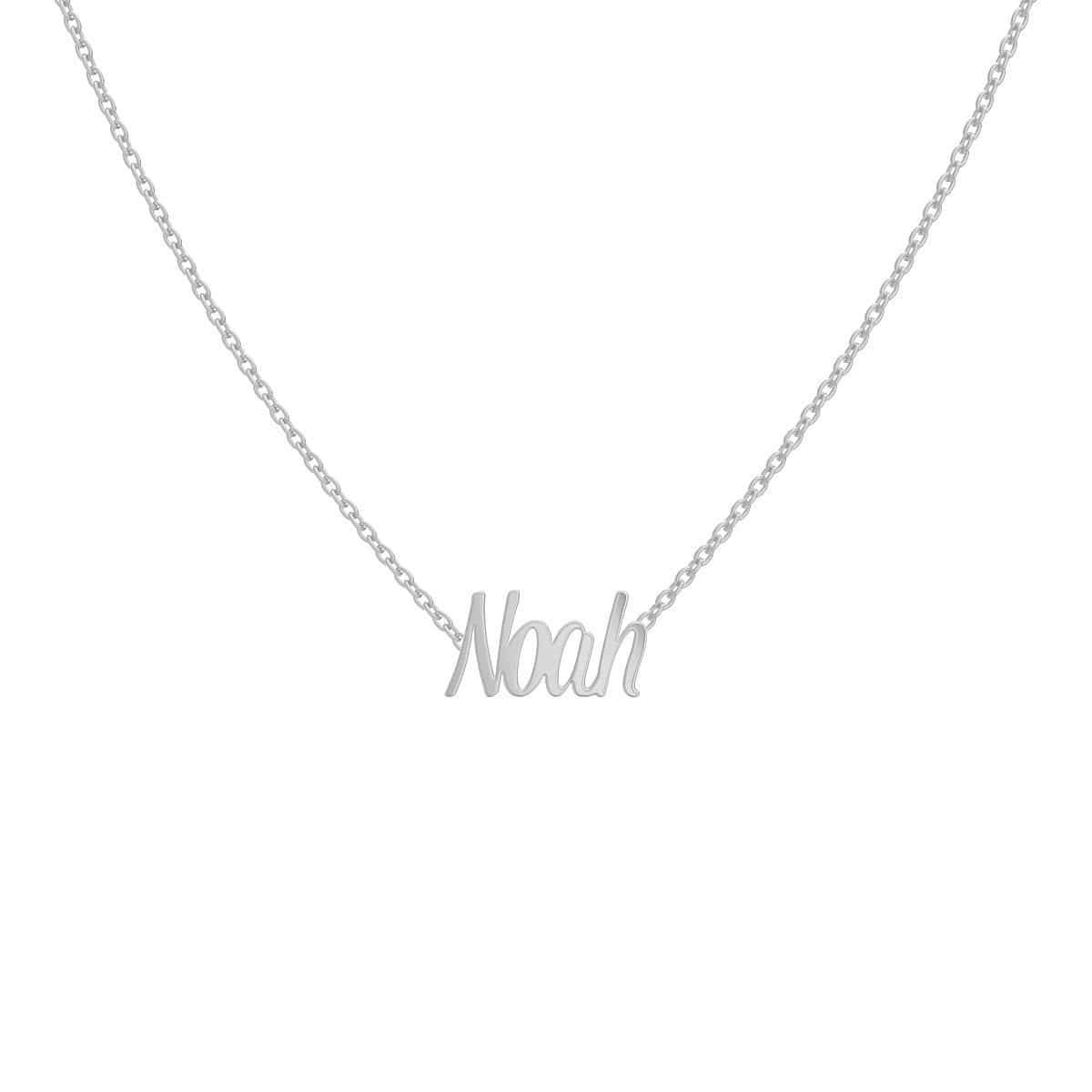 Kids Custom Name Necklace - Lotus Diamond