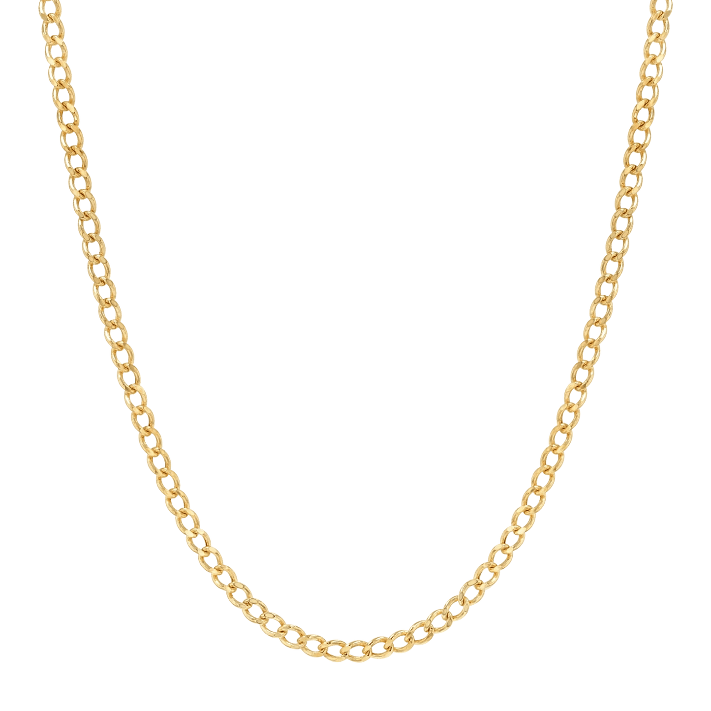 Kids Dainty Cuban Link Chain Necklace - Lotus Diamond