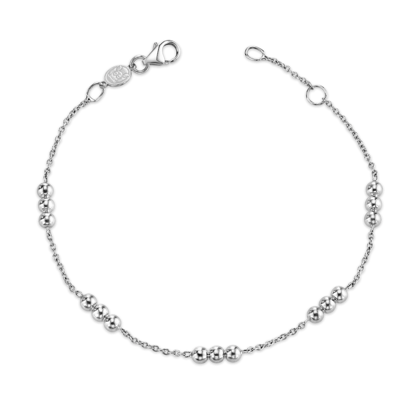 Kids Dainty Triple Gold Bead Bracelet - Lotus Diamond