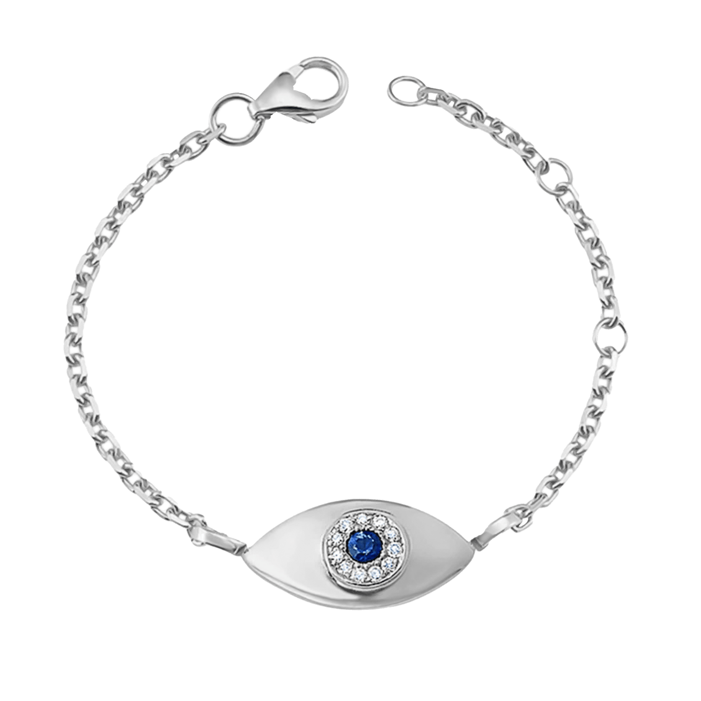 Kids Evil Eye Bracelet - Lotus Diamond