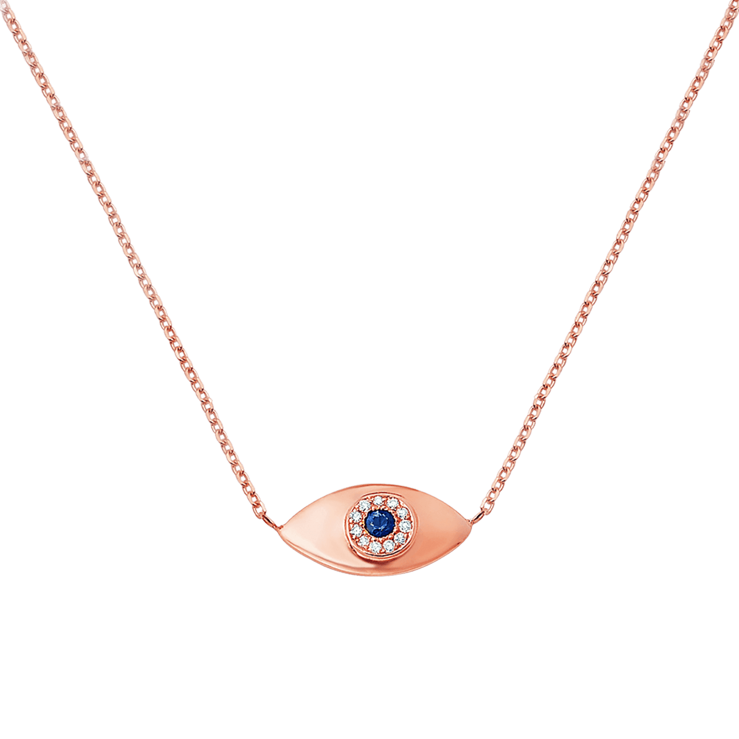 Kids Evil Eye Necklace - Lotus Diamond