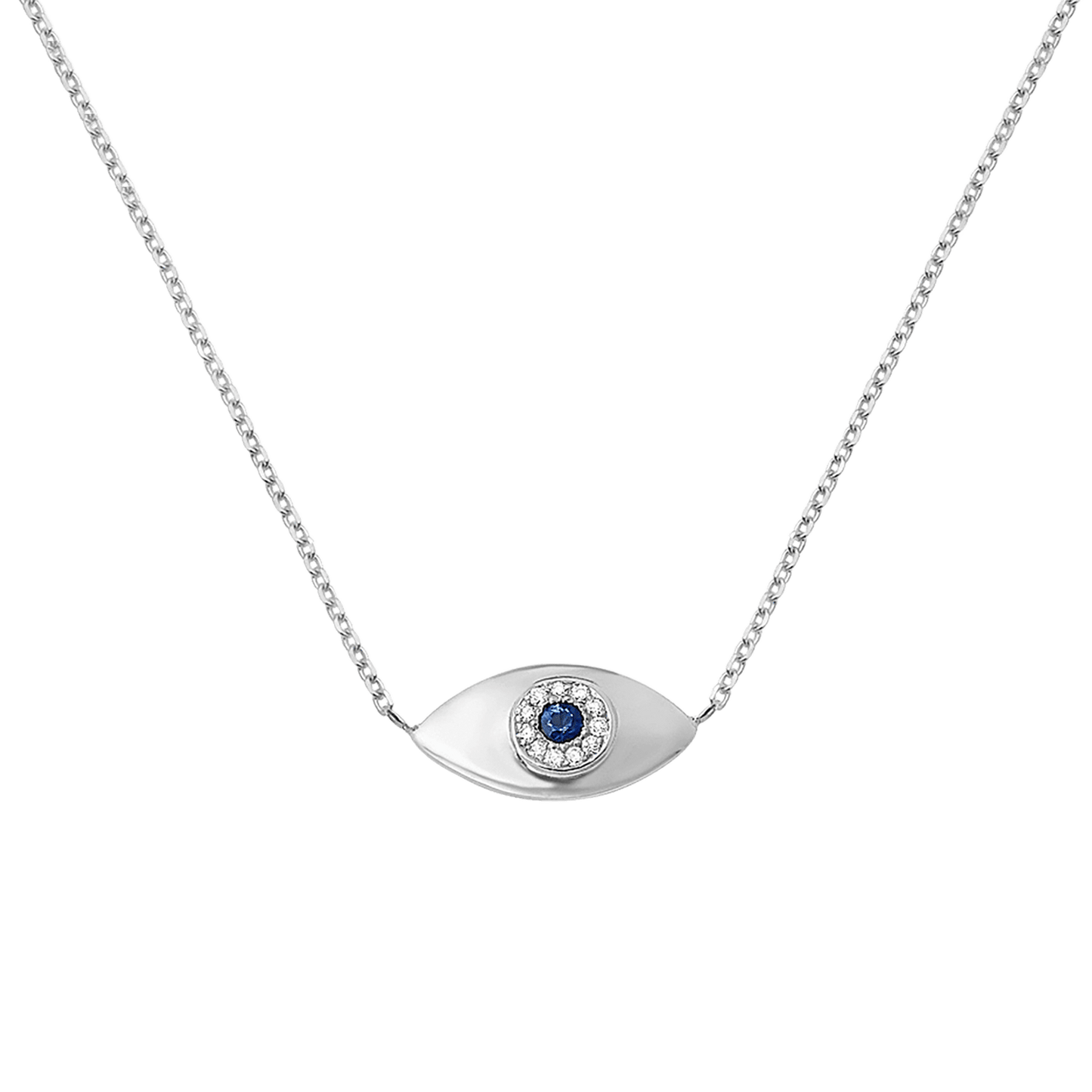 Kids Evil Eye Necklace - Lotus Diamond