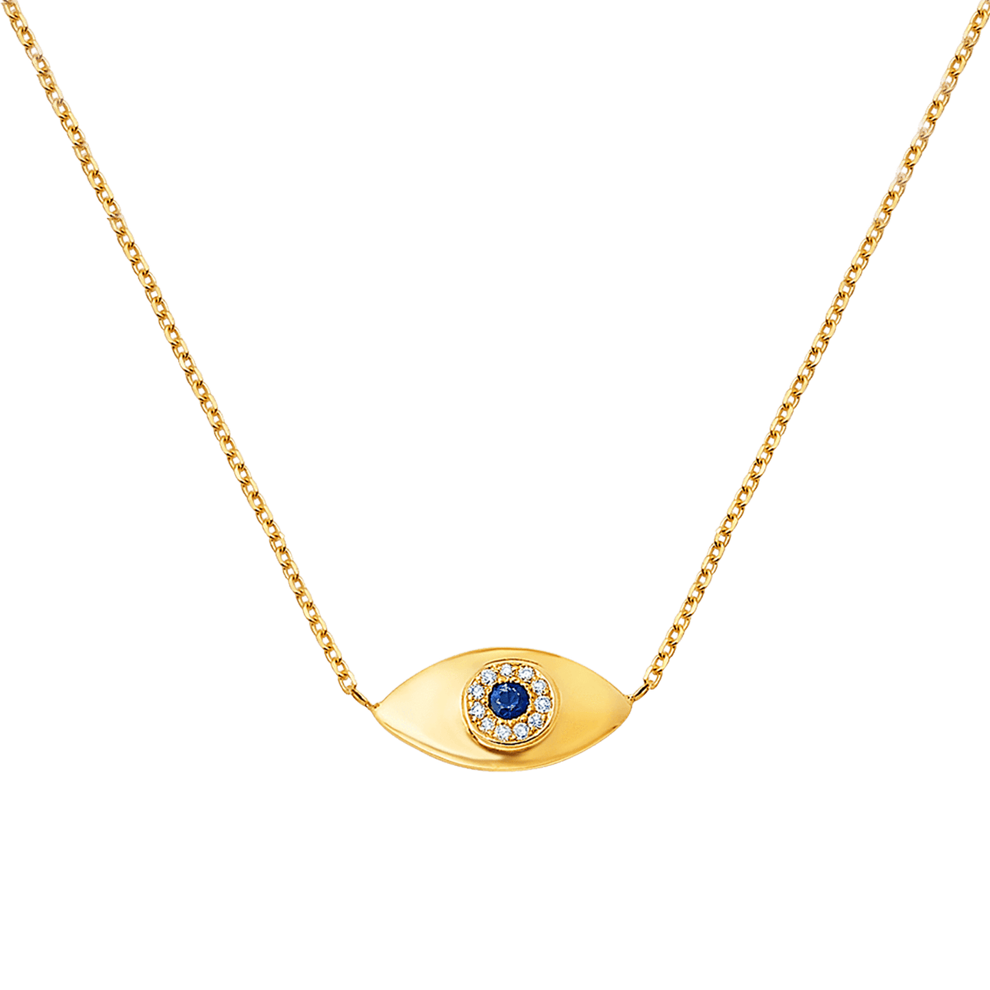 Kids Evil Eye Necklace - Lotus Diamond