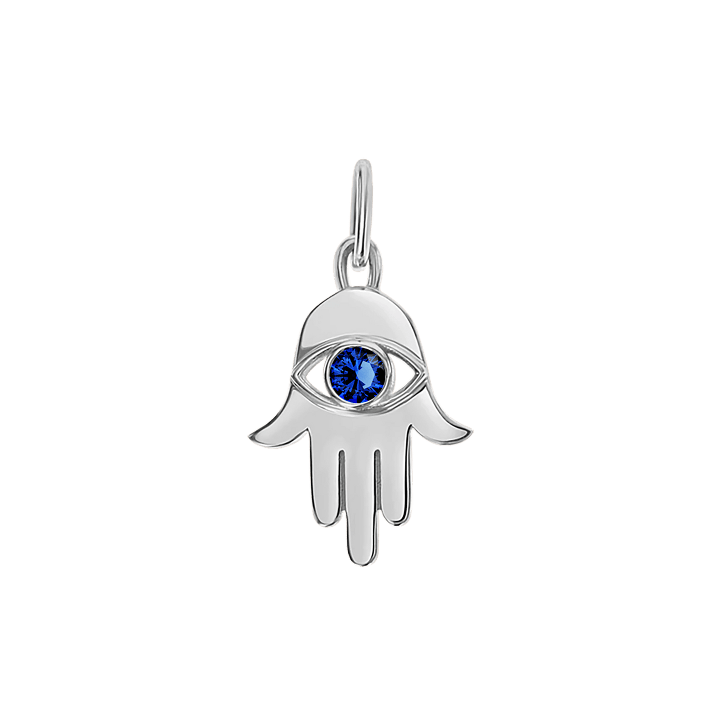 Kids Hamsa Diamond Eye Charm - Lotus Diamond
